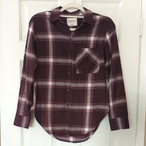 Abercrombie & Fitch women's flannel shirt from the Soft A&F - Size XS